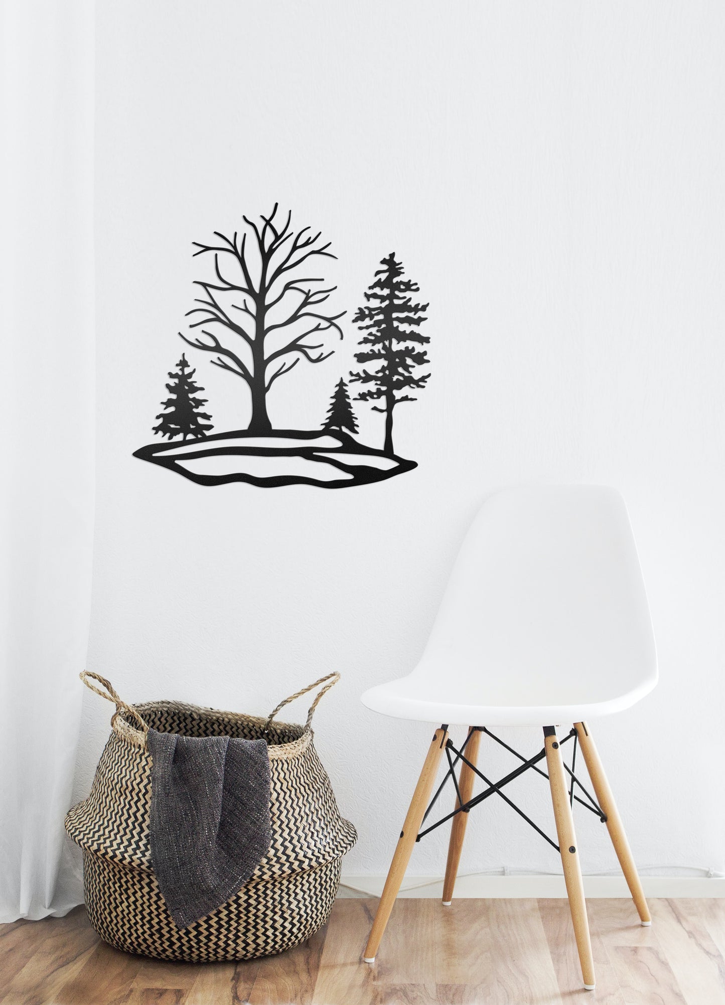 tree metal wall art decor