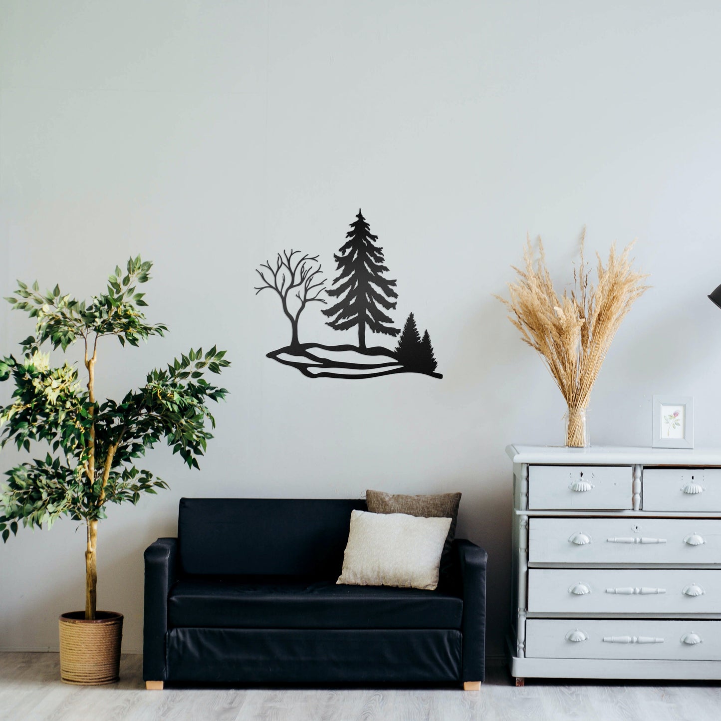 tree metal wall art decor