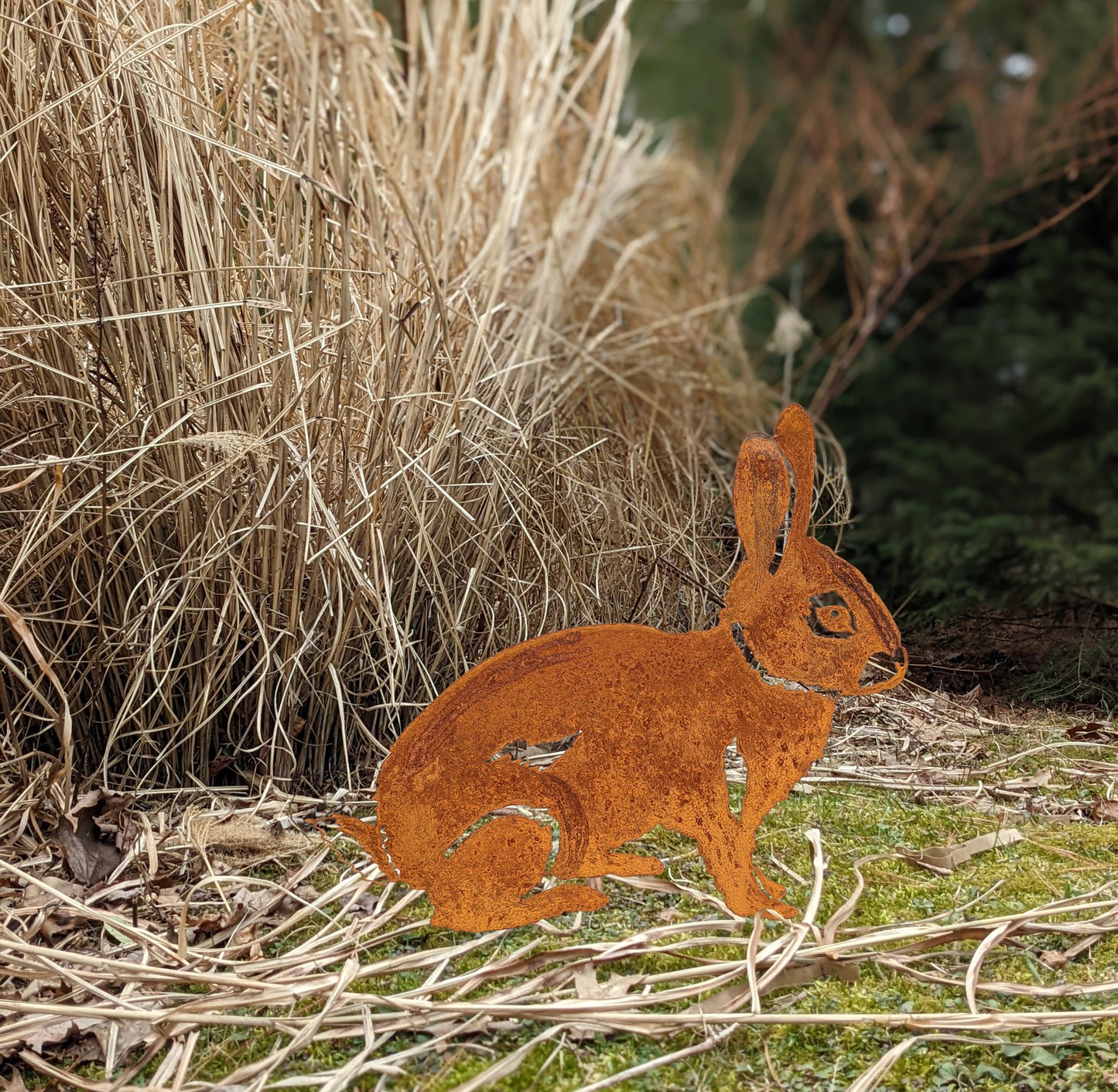 Metal Rabbit Garden Decoration