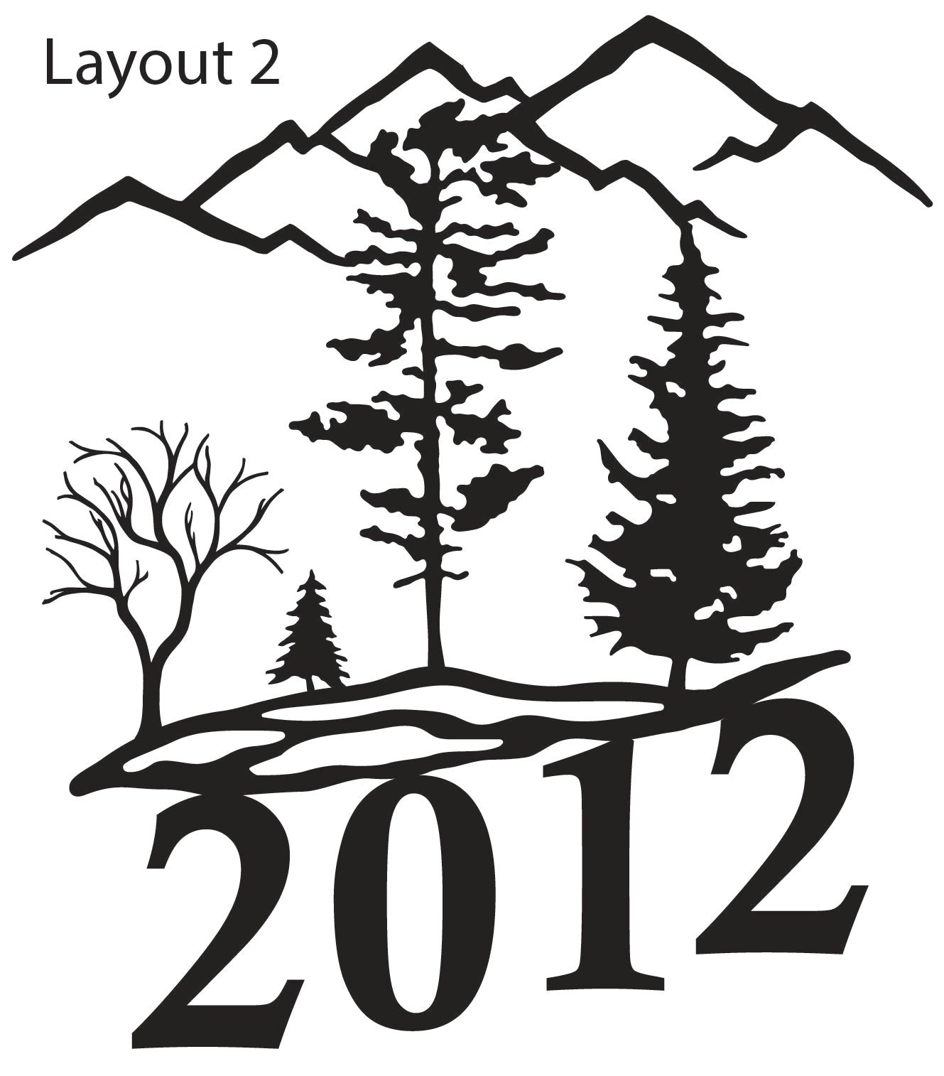 Mountain Tree House Number