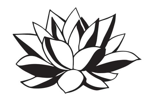 Lotus Flower - Black
