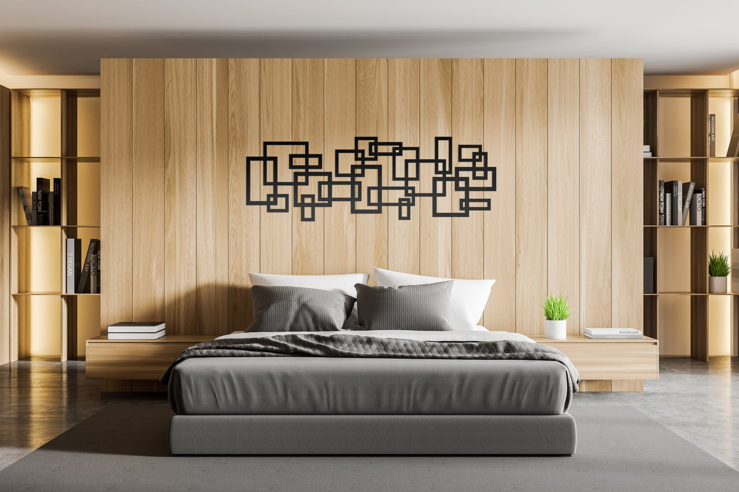 Modern Long Squares - 2 pc set