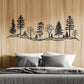 Tree Hillside, 72" wide x 26" high