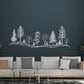 Tree Hillside Metal Wall Art Decor