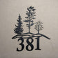 3 Tree House Number