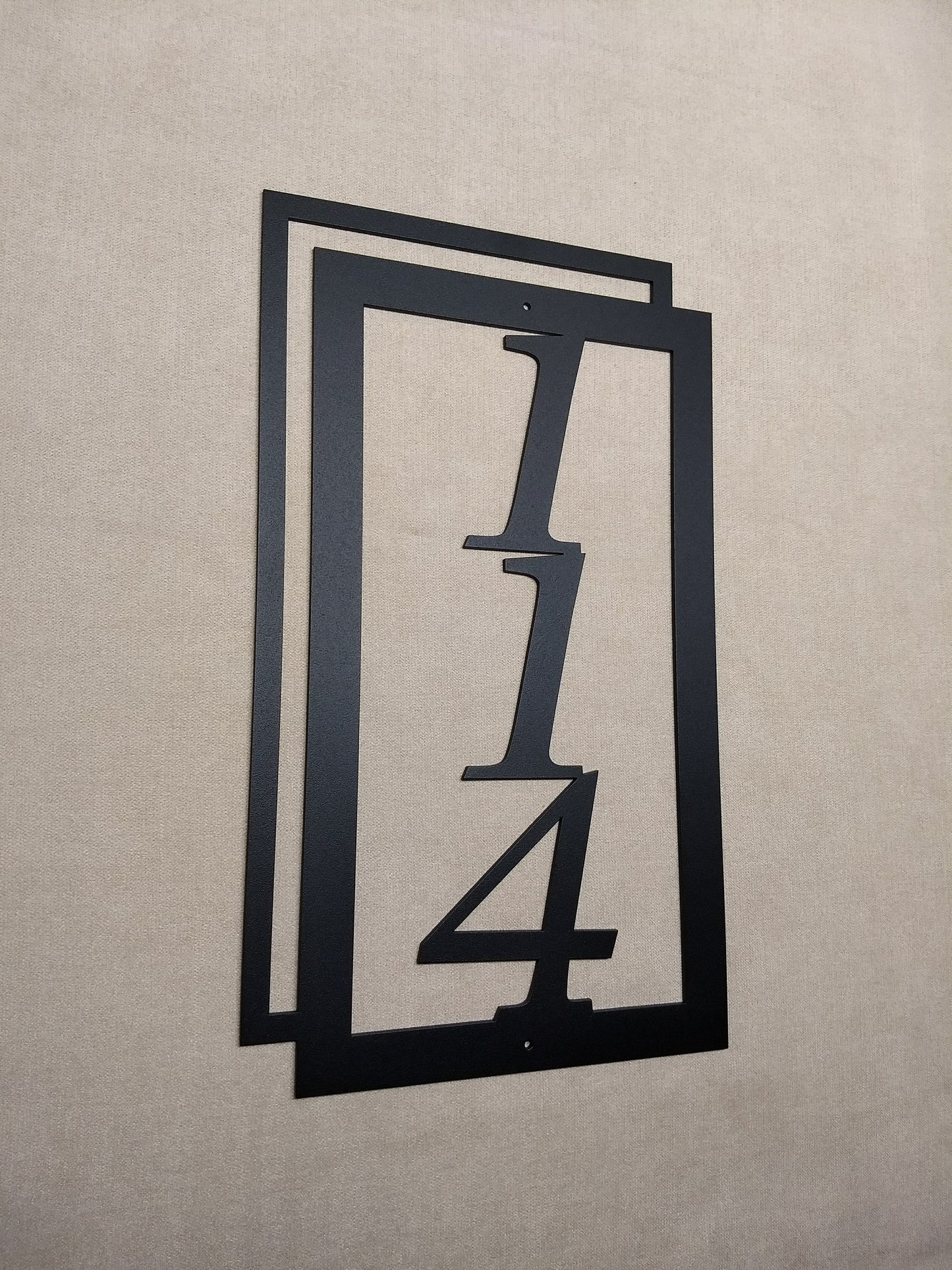 Rectangle House Number - Varying sizes