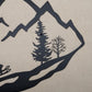 Mountain Snowmobile Scene, Metal Wall Art