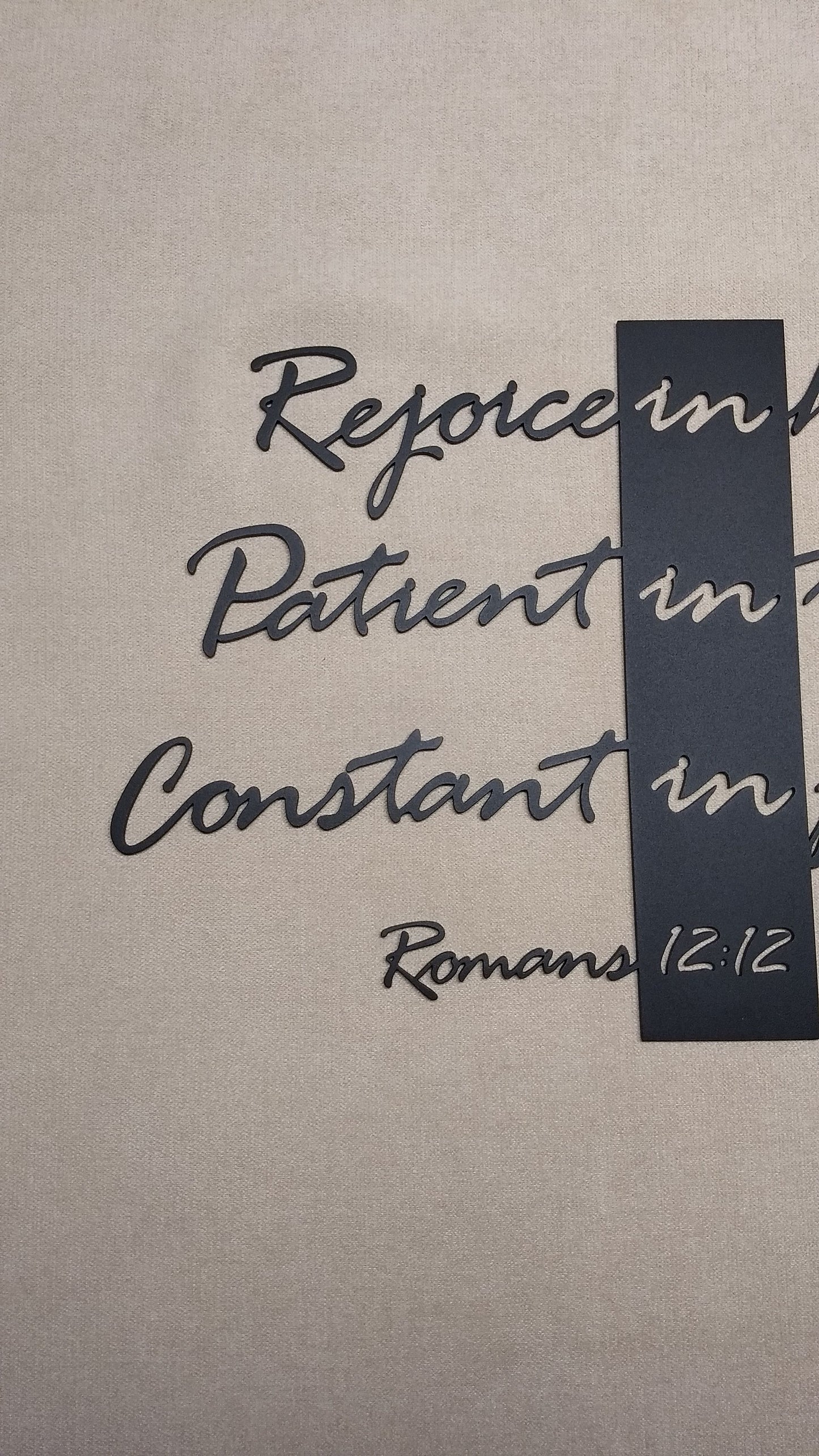 Romans 12:12 - 18" Wide