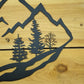 Mountain Hiker Scene
