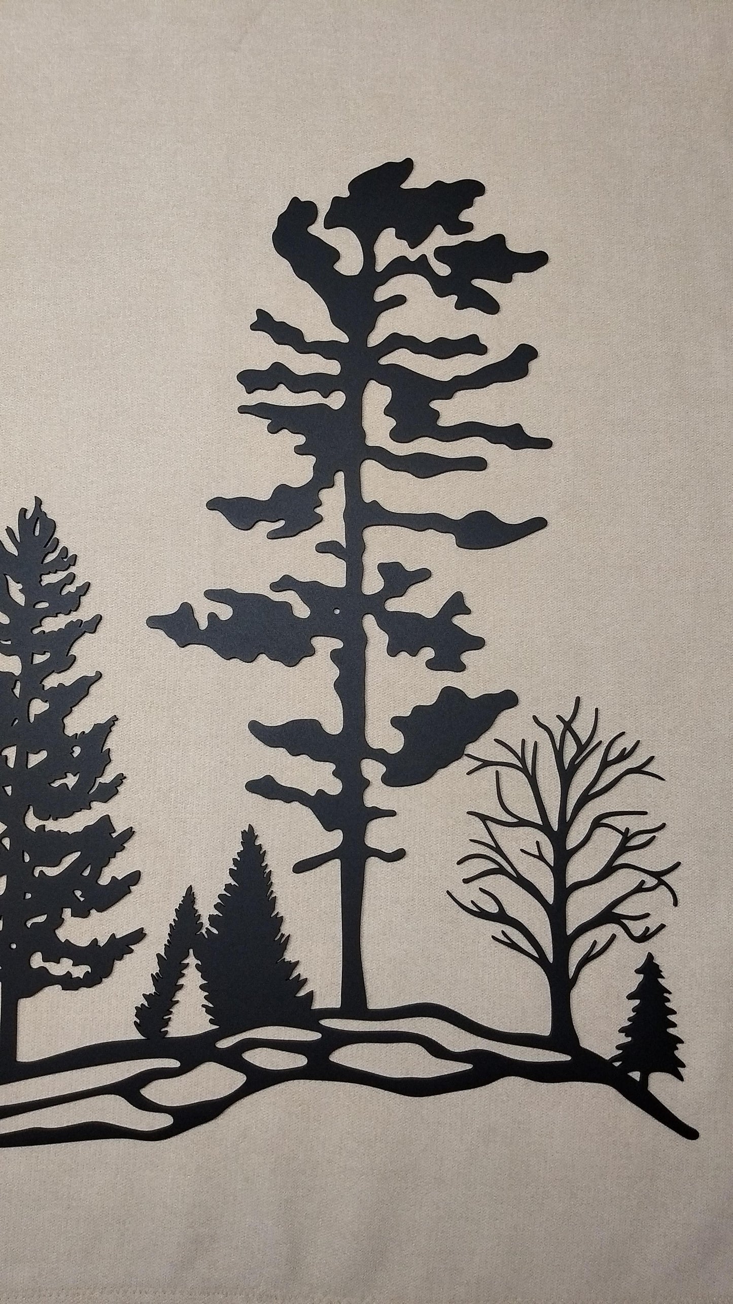 Tree Hillside, 50" wide x 23.5" high