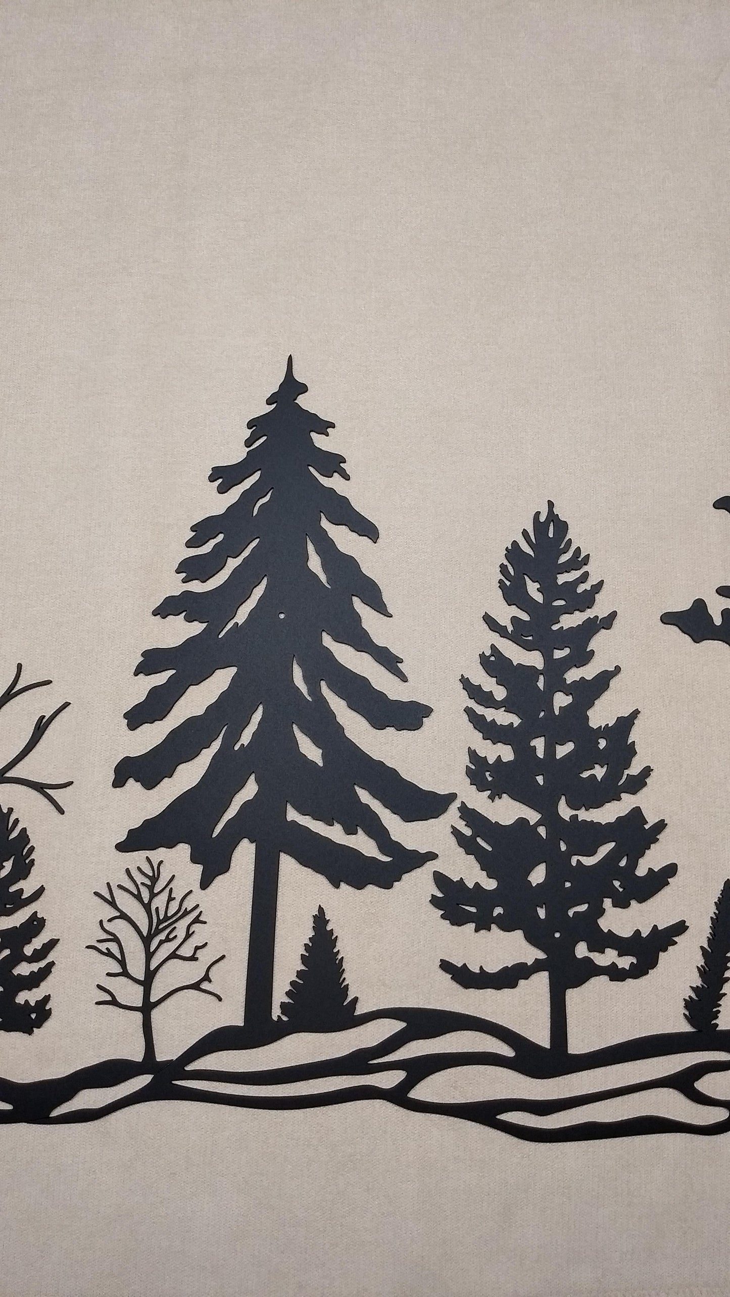 Tree Hillside, 50" wide x 23.5" high