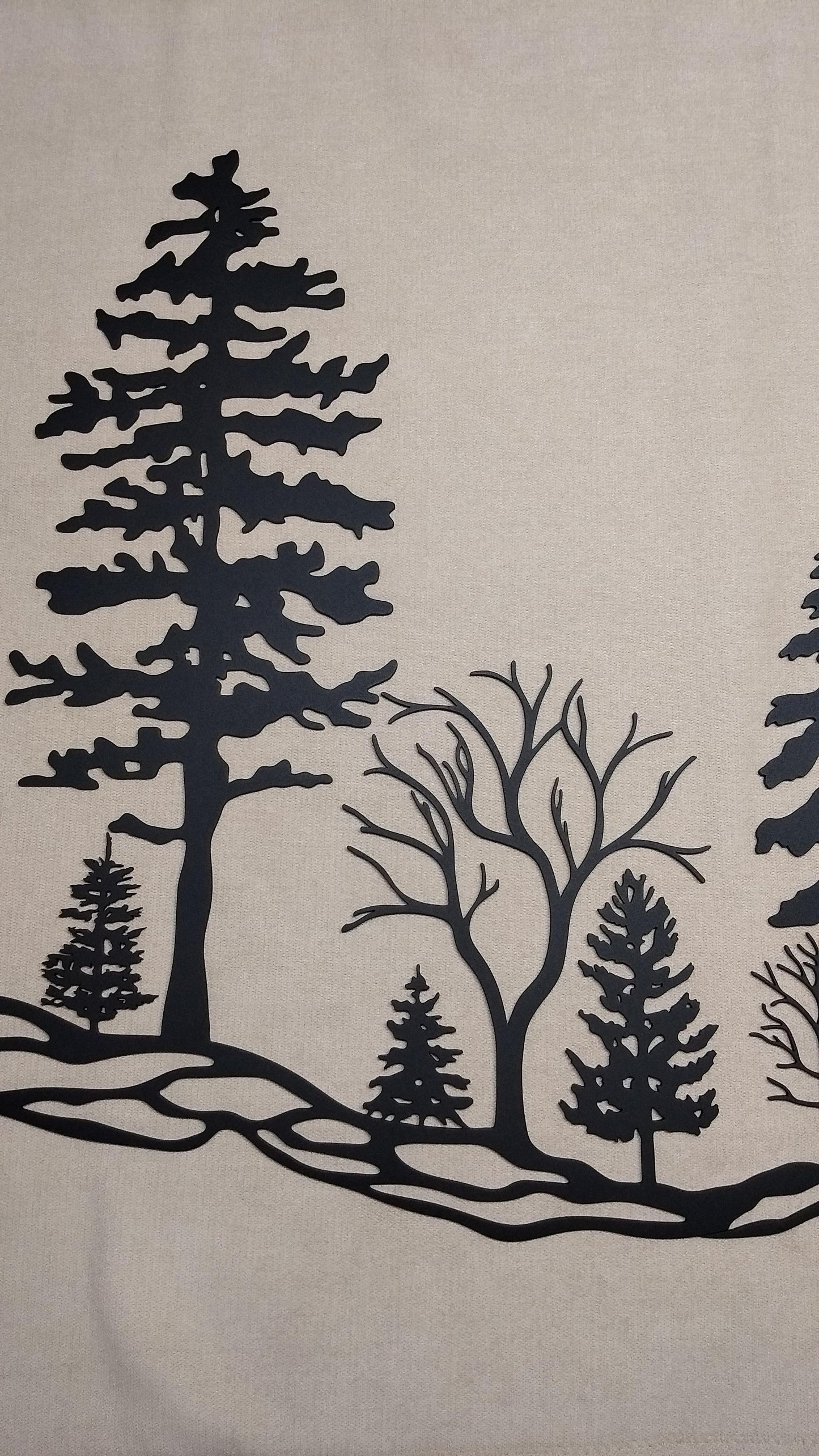 Tree Hillside, 50" wide x 23.5" high