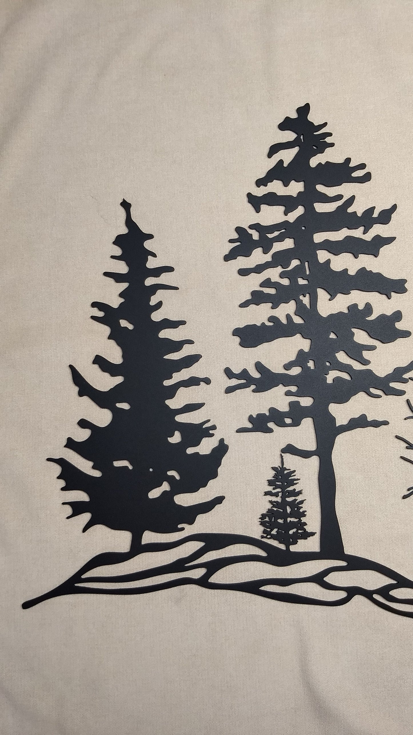 Tree Hillside, 50" wide x 23.5" high