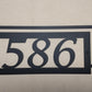 Rectangle House Number - Varying sizes
