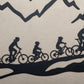 Mountain Biker Family of 4, Two Girl children