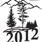 Mountain Tree House Number