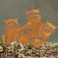 Metal Raccoon Garden Decoration