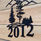 Mountain Tree House Number