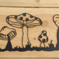 Mushroom Scene, Metal Wall Art