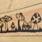 Mushroom Scene, Metal Wall Art