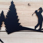 Golf Scene Evergreen - Male Golfer
