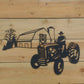 Tractor Scene, Black - 30" Wide