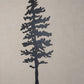 Evergreen Tree Red Pine, Metal Wall Art