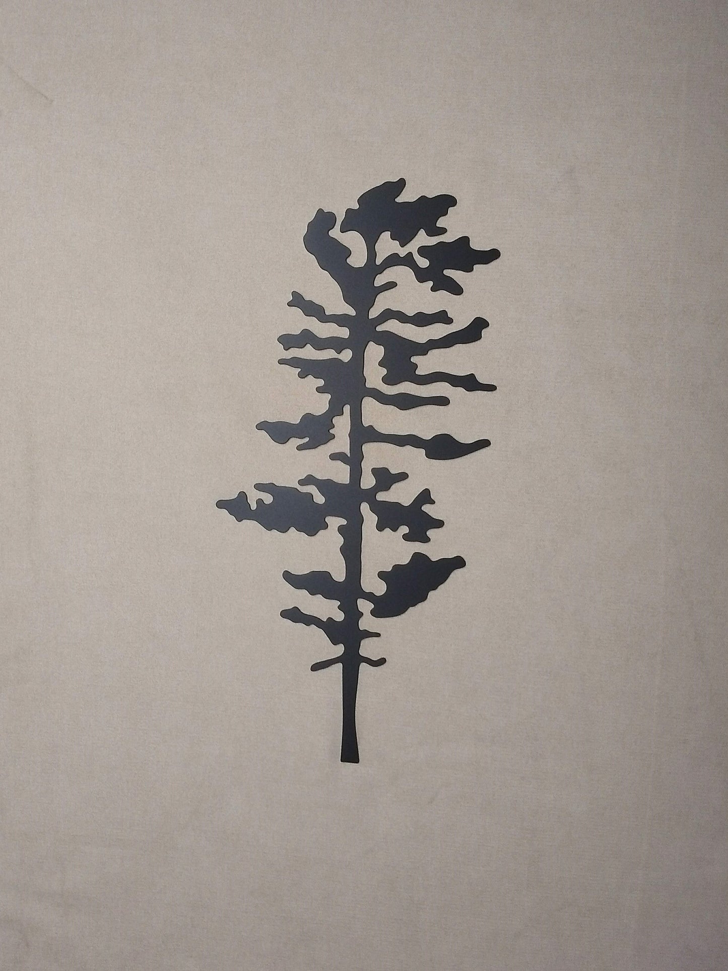 Evergreen Tree White Pine, Metal Wall Art