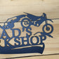 Dad's Workshop Sign,  Black - 24" wide