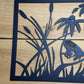 Butterfly Garden Framed Art, Black - 30" wide