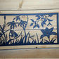 Butterfly Garden Framed Art, Black - 30" wide