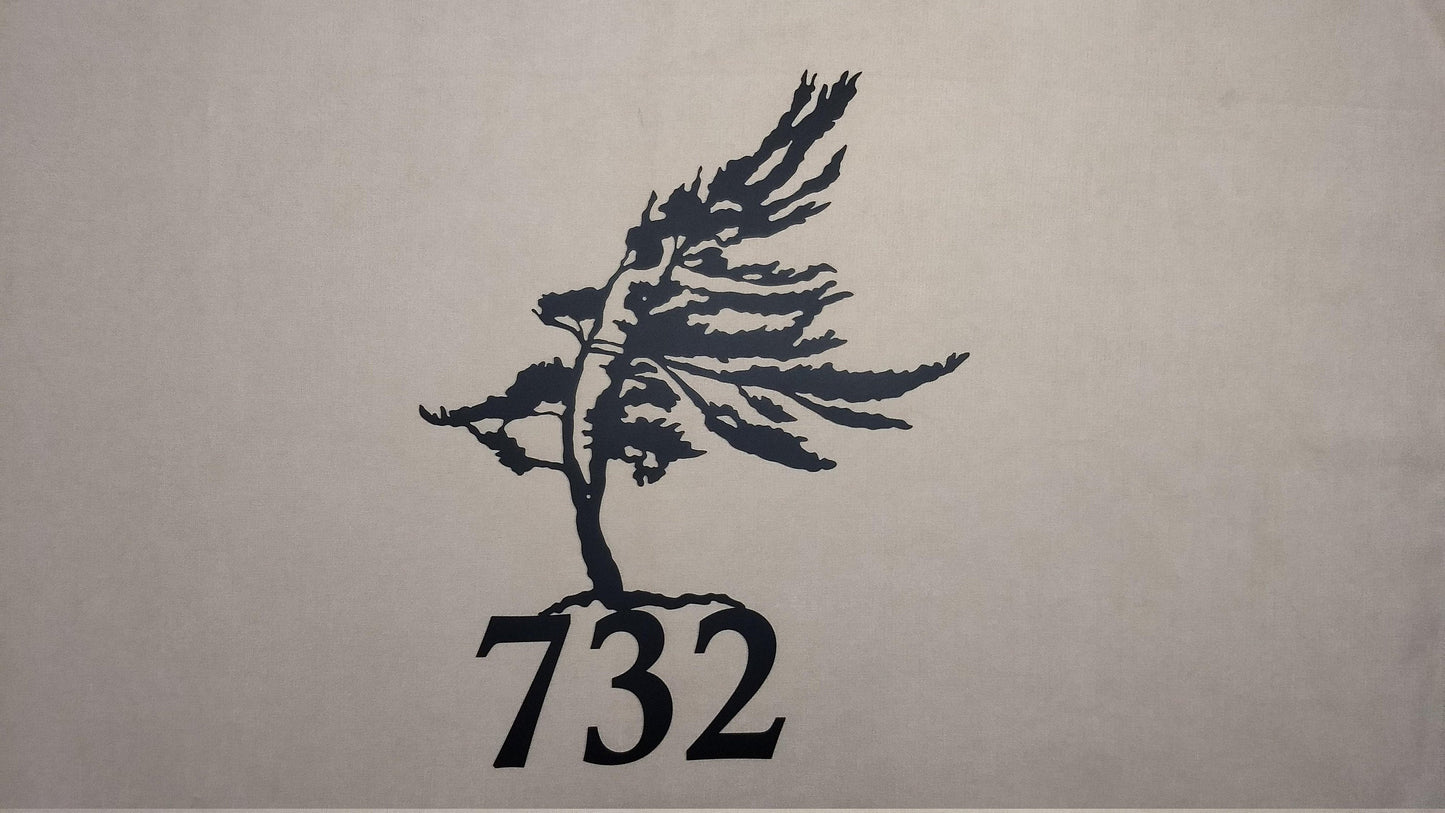 Windswept Tree House Number