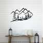 Mountain Hiker Scene
