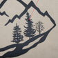 Mountain Hiker Scene