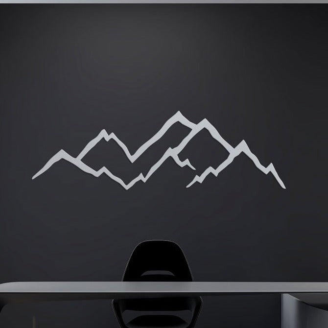 Mountain Metal Wall Art Decor