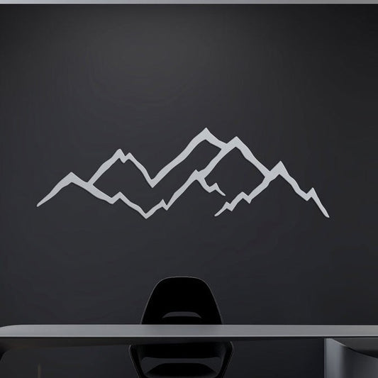 Mountain Metal Wall Art Decor