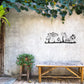 Mushroom Scene, Metal Wall Art