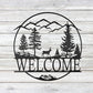 Welcome Sign - Woodland