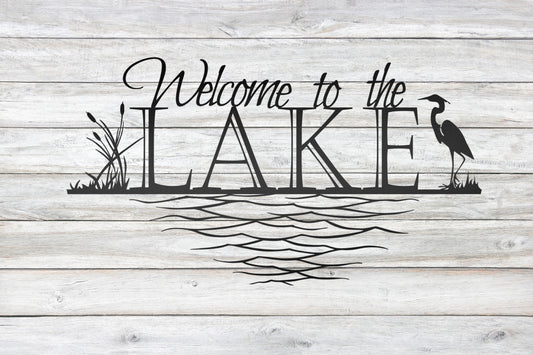 Welcome to the Lake - Blue Heron